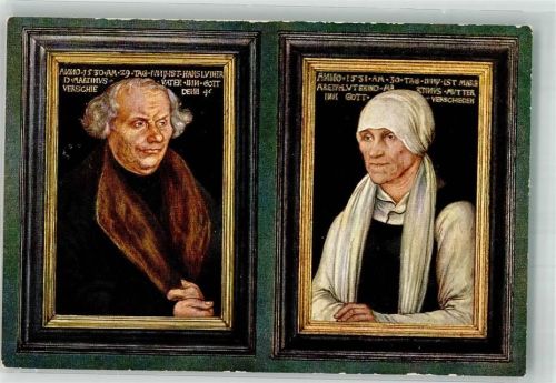 Eisenach sign. Cranach Wartburg Lutherstube Luthers Eltern