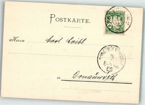 Rosenheim 1905 Geschäftskorrespondenz Fa. Hamberger