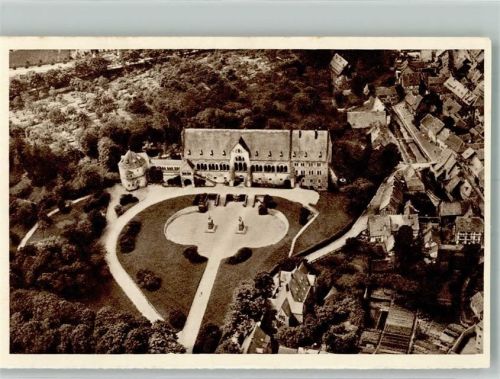 Goslar 1935 Fliegeraufnahme der Kaiserpfalz Bild 150 Reichswinterhilfe-Lotterie
