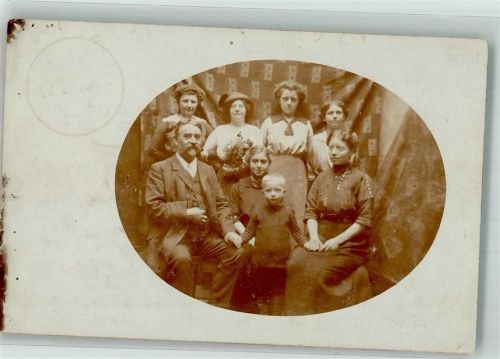 Hildesheim 1914 Familienfoto Ort lt. Stempel