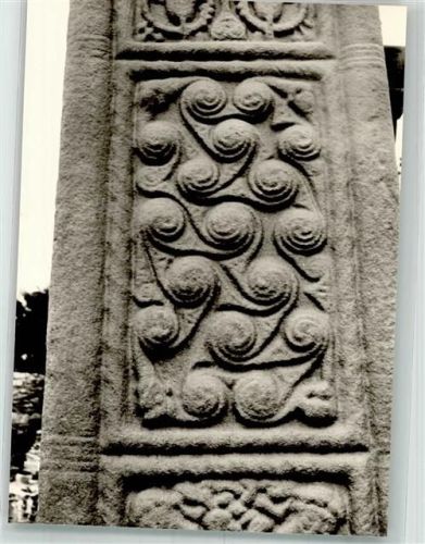 Irische Kreuze II No. XII/11 Monasterboice/Muiredach's-Kreuz Stamm Südseite Detail Fotograf Karl Hublow Konstanz