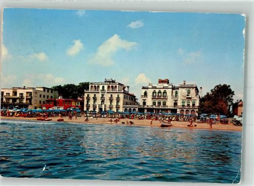 Lido di Jesolo e Pineta 1972 Hotel Das weisse Haus Schwimmbad Strand
