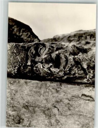 Holzhausen-Externsteine Die Externsteine Kopf im Sazellum Fotograf Karl Hublow Konstanz