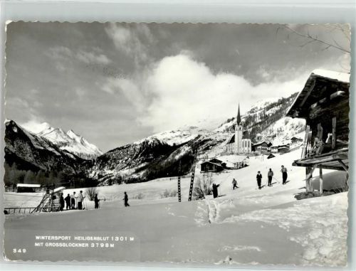 Heiligenblut 1961 Kirche Winter