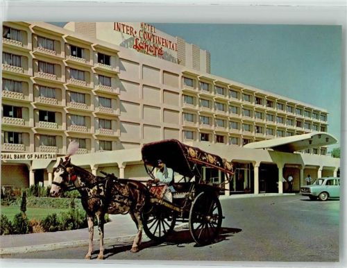 Lahore 1976 Hotel Inter-Continental Tracht Pferderikscha