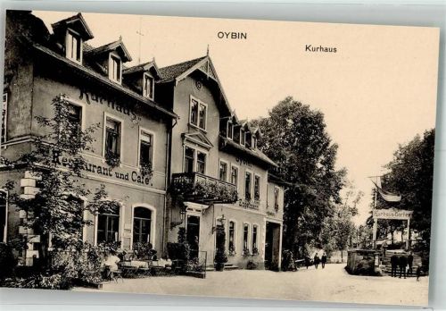 Kurort Oybin 1910 Kurhaus Gasthaus Cafe Verlag Hermann Seibt 5864
