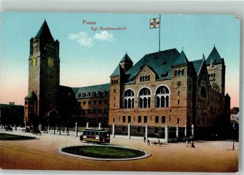 Posen Schloss Straßenbahn
