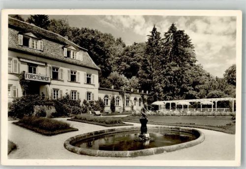 Bad Brückenau 1954 Hotel Fürstenhof Notopfermarke Berlin