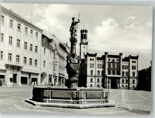 Zittau Platz der Jugend Denkmal Brunnen