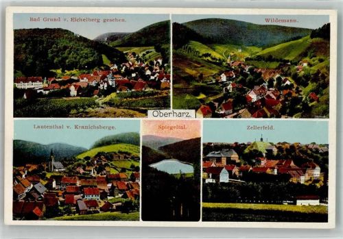 Clausthal-Zellerfeld Oberharz Lautenthal Spiegeltal Wildemann Bad Grund