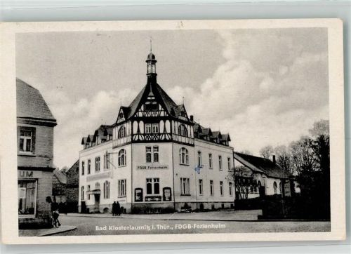 Bad Klosterlausnitz 1955 Pension FDGB-Ferienheim