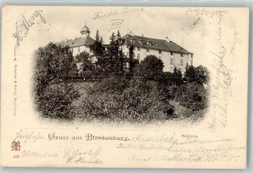 Blankenburg 1899 Schloss