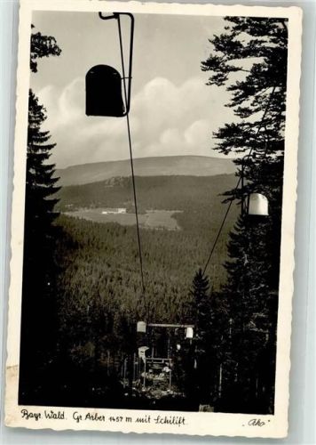 Grosser Arber Skilift mit Zwercheck Fotograf Kohlbauer Hüttenstempel Arbersee-Haus