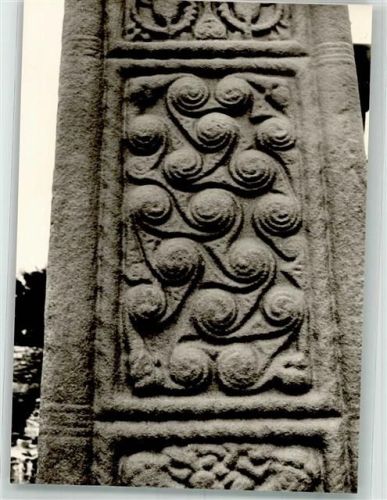 Irische Kreuze II No. XII/11 Monasterboice/Muiredach's-Kreuz Stamm Südseite Detail Fotograf Karl Hublow Konstanz