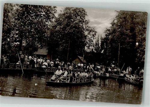 Lübbenau Kahnabfahrtsstelle Fotograf Kühn VEB Bild und Heimat