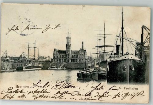 Bremen 1905 Freihafen