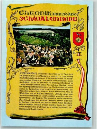 Schieder-Schwalenberg Panorama und Chronik des Ortsteiles Schwalenberg