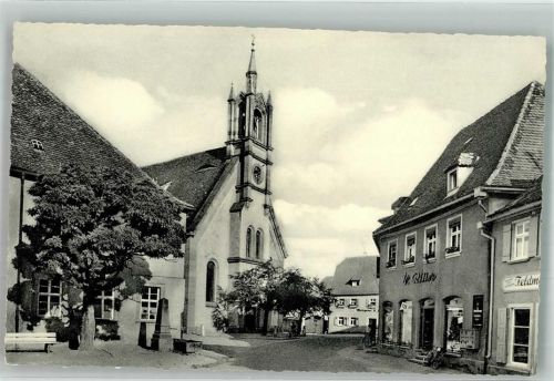 Uffenheim Geschäft Spitalkirche Denkmal