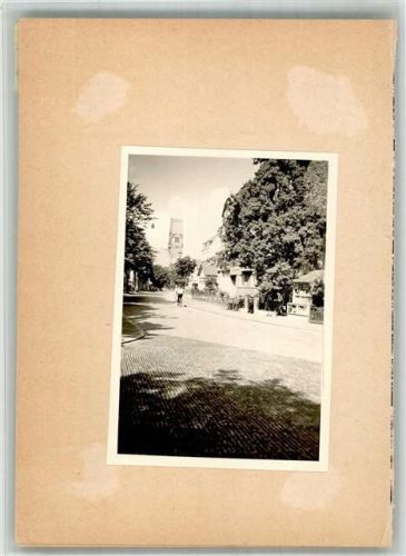 Cuxhaven Foto montiert auf Karton Strichweg Petrikirche