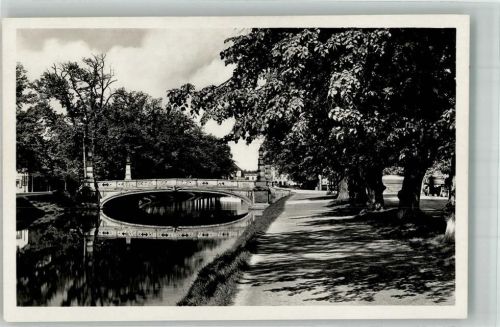 Nymphenburg 1933 Ludwig-Ferdinand-Brücke Fotograf Rolf Kellner Velten-Verlag Nr. 135