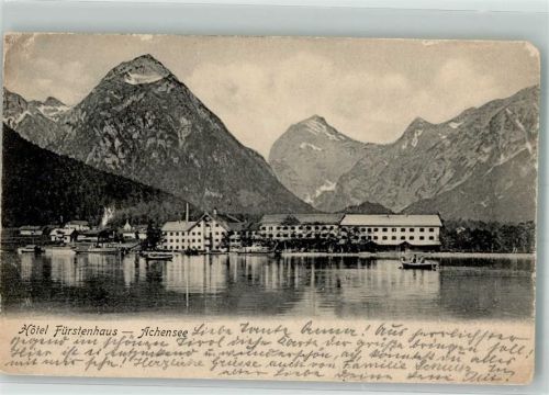 Achensee 1906 Hotel Fürstenhaus