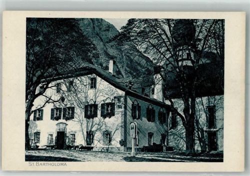 St. Bartholomä Forsthaus und Kirche St. Bartholomä am Königssee Verlag Karl Ermisch Nr. 206