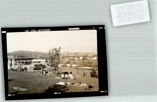 Pleystein Schwimmbad Foto Original aus Archiv eines Ansichtskartenverlages