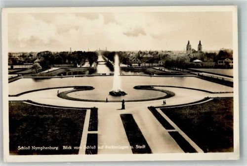 Nymphenburg 1937 WK II Schloss Park