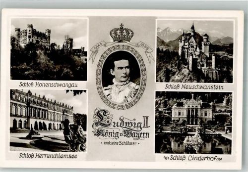 Neuschwanstein Portrait des Königs Königsschlösser Herrenchiemsee Linderhof Hohenschwangau Verlag Peter Triem