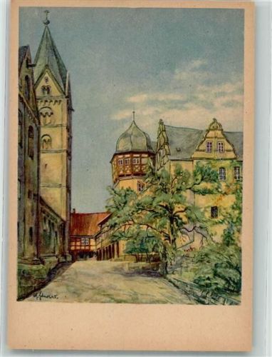 Quedlinburg sign. Schewe Schloss und Dom