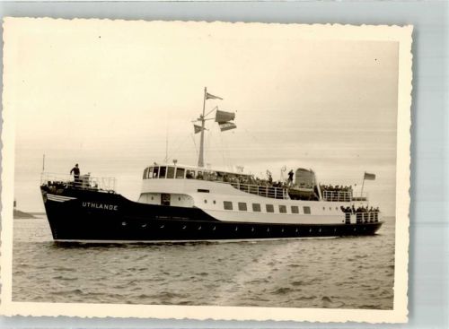 Wyk Dampschiff Uthlande Ort lt. Fotograf