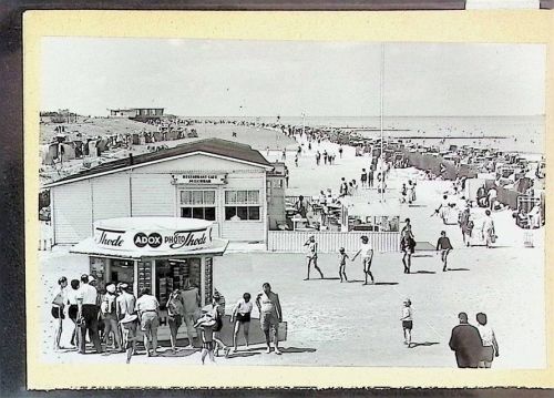 Döse Foto montiert auf Karton Strand Promenade