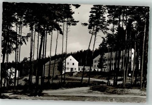 Rummelsberg 1955 Pension Gästehaus Rektor Nicol-Haus Notopfermarke Berlin
