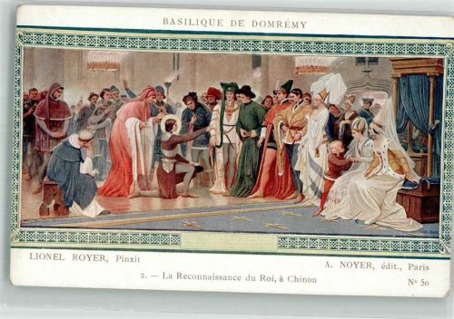 Chinon sign. Royer Lionel Anerkennung des Königs No. 50