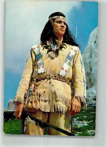 Filmszene mit Pierre Brice als Winnetou im Film Winnetou I. Teil