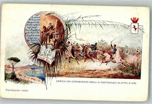 Pastrengo Angriff der königl. Carabinieri 30.4.1848 Angriff der königl. Carabinieri 30.4.1848 Unanhängigkeitskrieg