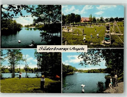 Süderbrarup 1975 Spielplatz Schwimmbad