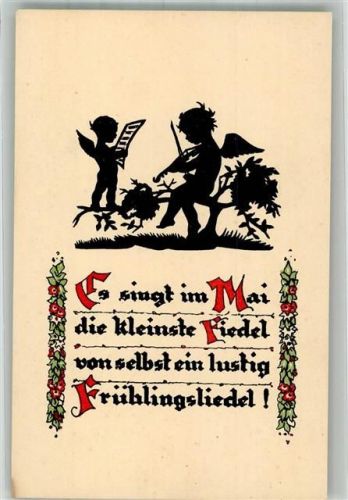 Engel Geige Spruch Verlag Leo Wilk 9