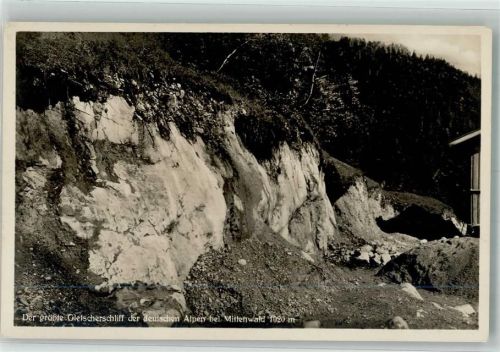 Mittenwald Größter Gletscherschliff der Alpen