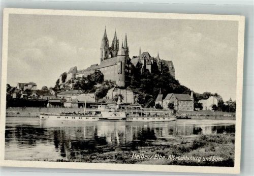 Meißen Raddampfer Einheit Albrechtsburg Dom