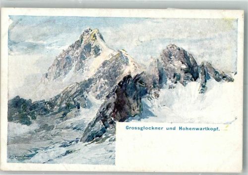 Grossglockner Grossglockner und Hohenwartkopf Compton, T. Künstlerkarte
