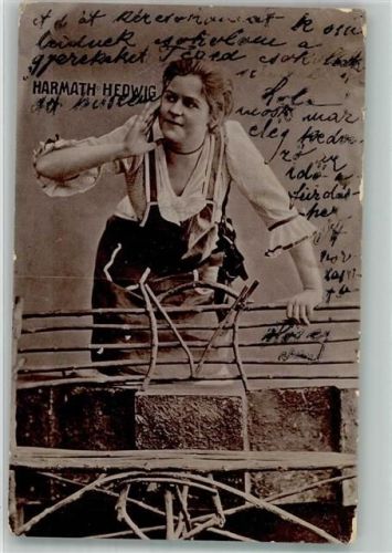 1909 Portrait der ungarischen Schauspielerin Hedwig Harmath