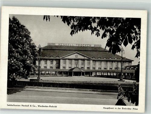 Wiesbaden Sektkellerei Henkell u. Co. Hauptfront Biebricher Allee