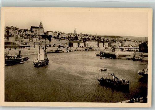 Boulogne-sur-Mer Der Hafen des Ortes