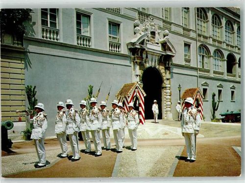 Monaco 1968 Uniform Garde Schloss