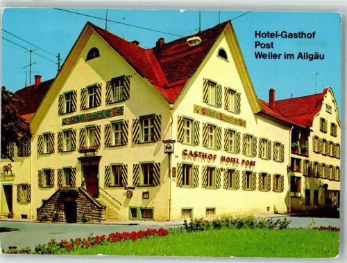Weiler-Simmerberg 1984 Hotel Gasthaus Post