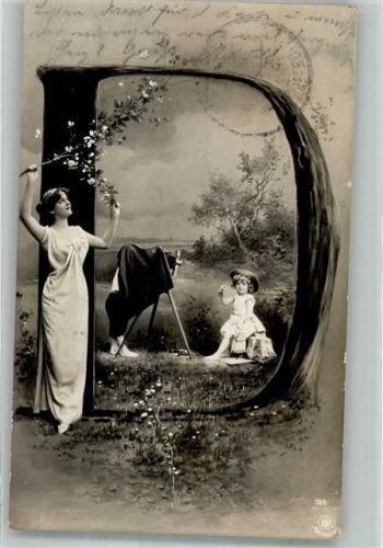 1905 D Fotokamera Frau Kind NPG 195