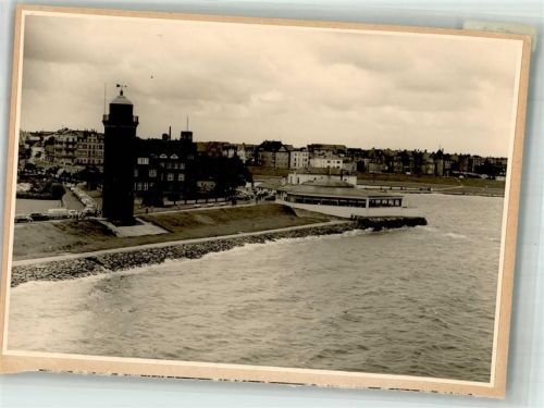 Cuxhaven Foto montiert auf Karton Leuchtturm
