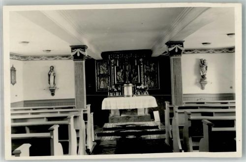 Dillingen Ort handschriftlich Kirche Inneres