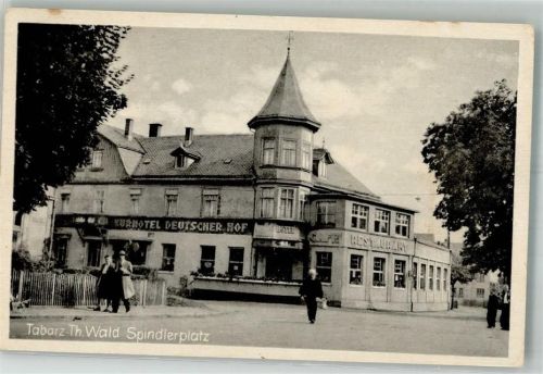 Tabarz 1954 Hotel Deutscher Hof Spindlerplatz